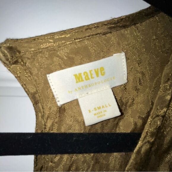 Maeve Anthropologie Jacqueline Animal Print Faux Wrap Short Sleeve Jumpsuit - Picture 3 of 8